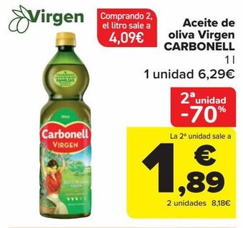 Carrefour Aceite de oliva virgen carbonell oferta