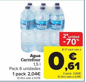 Carrefour Agua carrefour oferta