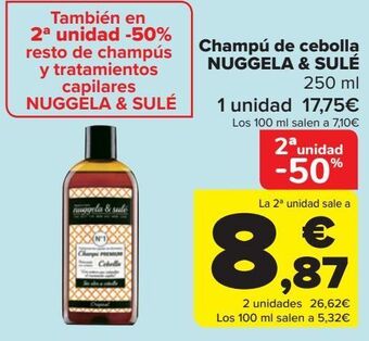 Carrefour Champú de cebolla nuggela & sulé oferta