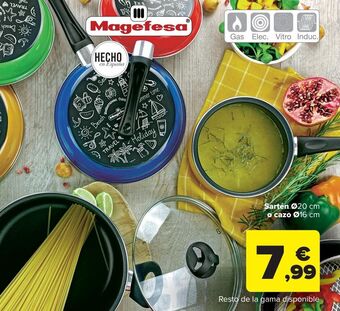 Carrefour Sartén o cazo magefesa oferta