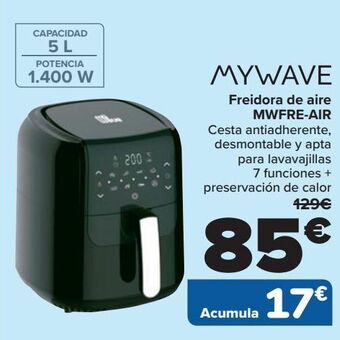 Carrefour Freidora de aire mwfre-air oferta