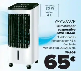 Carrefour Climatizador evaporativo mwhum-4l oferta