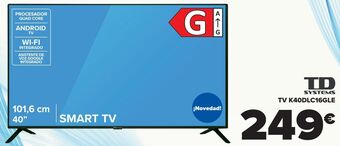 Carrefour Td systems tv k40dlc16gle oferta