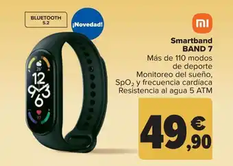 Carrefour Mi smartband band 7 oferta