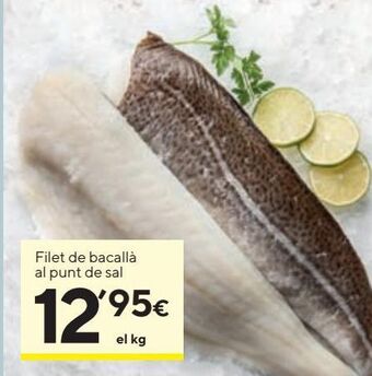 Caprabo Filet de bacallà al punt de sal oferta
