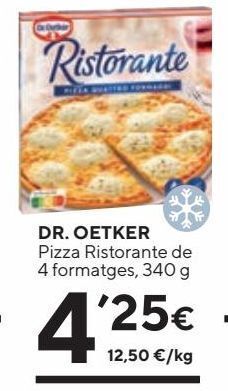 Caprabo Pizza ristorante dr oetker oferta