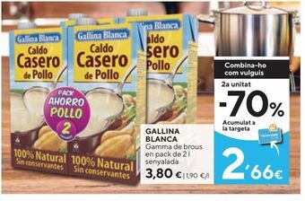 Caprabo Gallina blanca gamma de brous oferta