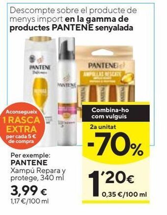 Caprabo Champú pantene oferta
