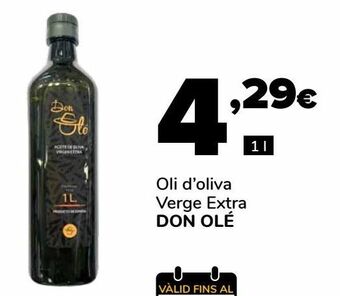 Supeco Aceite de oliva virgen extra don olé oferta