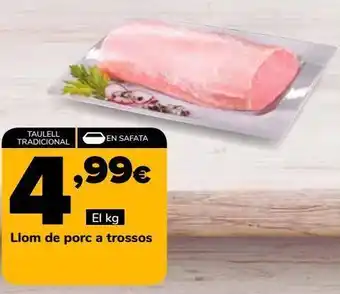 Supeco Lomo de cerdo a trozos oferta