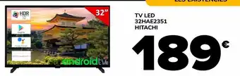 Supeco Tv led 32hae2351 hitachi oferta