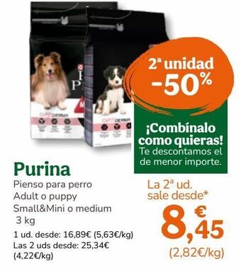 TiendAnimal Pienso para perros purina oferta