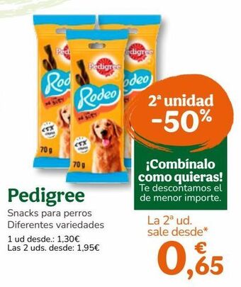 TiendAnimal Snacks para mascotas pedigree oferta