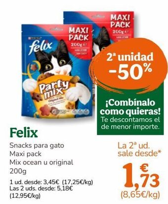 TiendAnimal Snacks para mascotas felix oferta