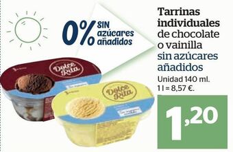 La Sirena Tarrina de helado oferta
