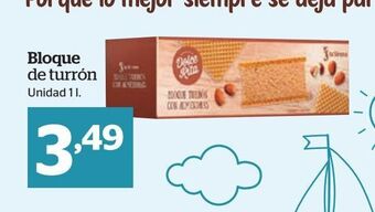 La Sirena Helado de turrón oferta