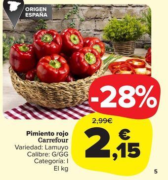 Carrefour Market Pimiento rojo carrefour oferta
