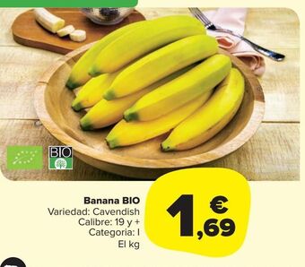 Carrefour Market Banana bio oferta