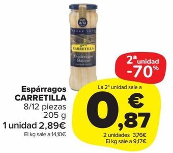 Carrefour Market Espárragos carretilla oferta