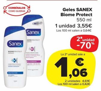 Carrefour Market Geles sanex biome protect oferta
