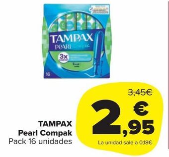 Carrefour Market Tampax pearl compak oferta