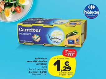 Carrefour Market Atún claro en aceite de oliva carrefour oferta