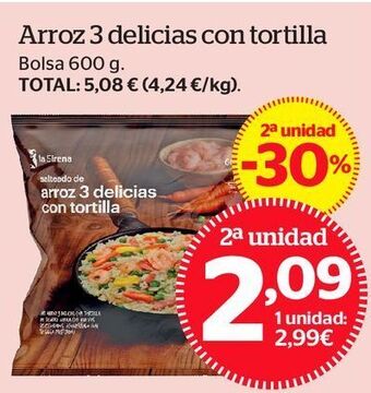 La Sirena Arroz tres delicias oferta
