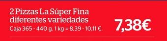 La Sirena Pizza oferta
