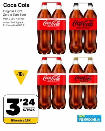 AhorraMas Refresco de cola coca-cola oferta