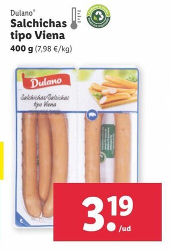 Lidl Salchichas tipo viena oferta