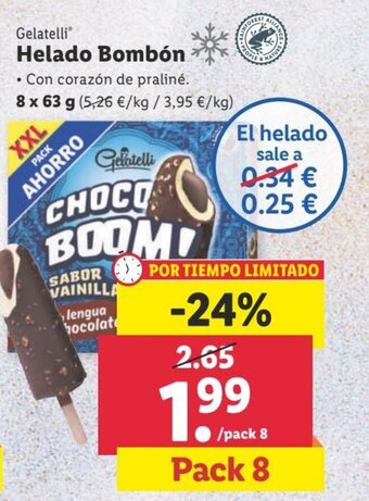 Lidl Helado bombón oferta