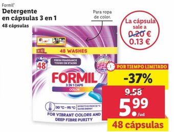 Lidl Detergente En Cápsulas 3 en 1 oferta