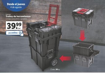 Lidl Trolley de herramientas oferta