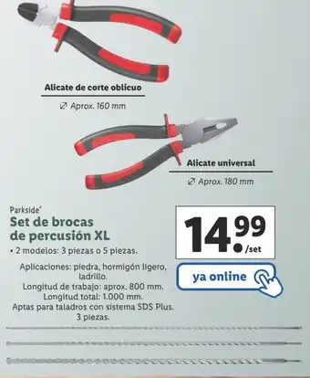 Lidl Set de brocas de percusión XL oferta