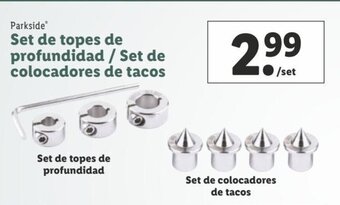 Lidl Set de topes de profundidad / set de colocadores de tacos oferta