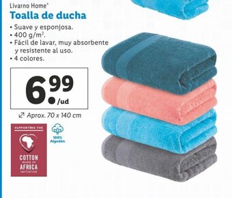 Lidl Toalla de ducha oferta