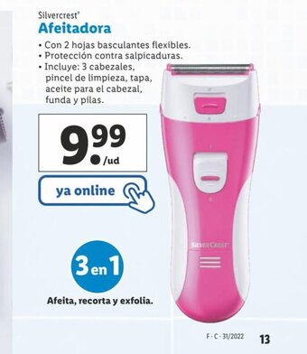 Lidl Afeitadora oferta