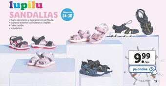 Lidl Lupilu Sandalias oferta