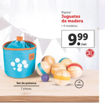 Lidl Juguetes de madera oferta