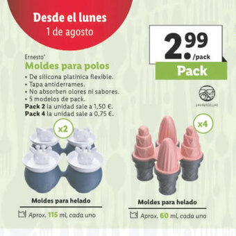 Lidl Moldes Para Polos oferta