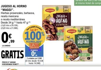E.Leclerc Jugoso Al horno "Maggi" oferta
