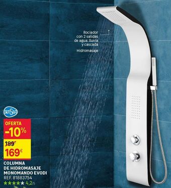 Leroy Merlin Columna de hidromasaje monomando evodi oferta