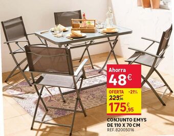 Leroy Merlin Conjunto emys de 110 x 70 cm oferta