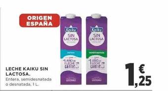 Supercor Leche kaiku sin lactosa oferta