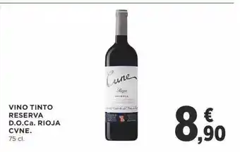 Supercor Vino tinto reserva d.o.ca. rioja cvne oferta