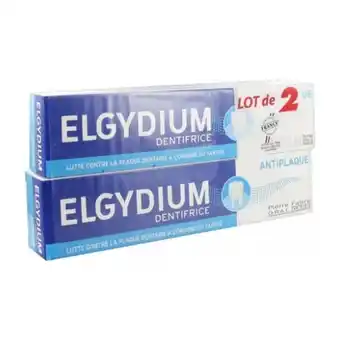 Promofarma Elgydium duplo crema de dientes antiplaca 2x75ml oferta