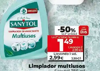La Plaza de DIA Limpiador multiusos sanytol oferta