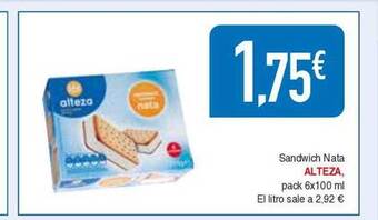 Masymas Sandwich nata alteza oferta
