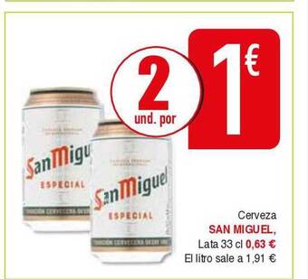 Masymas Cerveza san miguel oferta