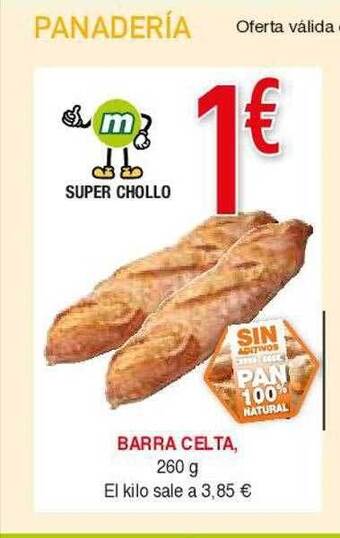 Masymas Barra celta oferta